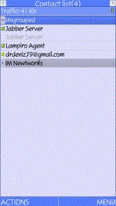 game pic for Lampiro S60v3  GTalk, MSN, ICQ, Jabber client